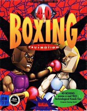 4D Sports Boxing DOS front cover