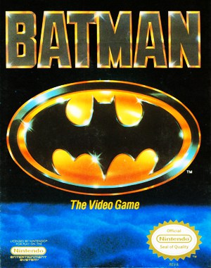 Batman: The Video Game NES  front cover