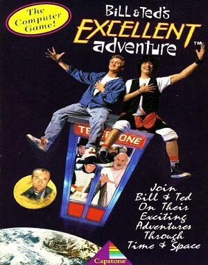 Bill and Ted’s Excellent Adventure DOS front cover