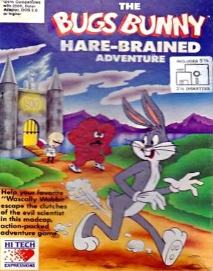 The Bugs Bunny Hare-Brained Adventure DOS front cover