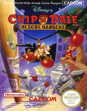 Disney’s Chip ‘n Dale: Rescue Rangers NES  front cover