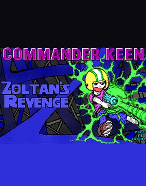 Commander Keen: Zoltan’s Revenge DOS front cover
