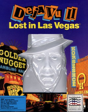 Déjà Vu II: Lost in Las Vegas DOS front cover