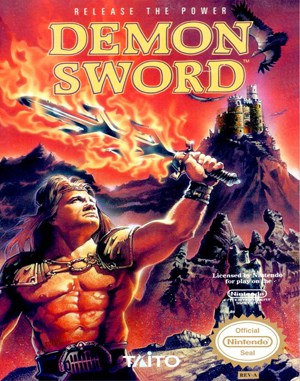 Demon Sword NES  front cover