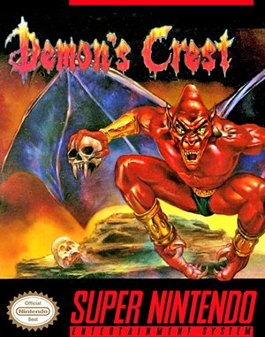 Demon’s Crest SNES front cover