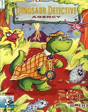 Dinosaur Detective Agency DOS front cover