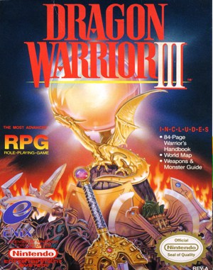 Dragon Warrior III NES  front cover