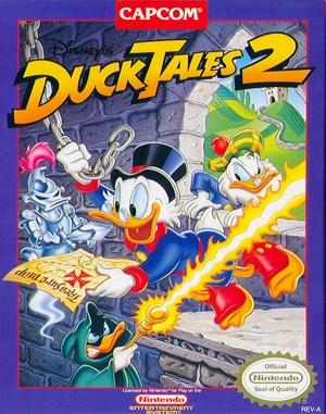 Disney’s DuckTales 2 NES  front cover