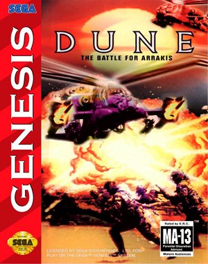 Dune: The Battle for Arrakis Sega Genesis front cover
