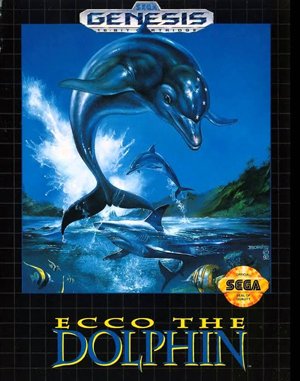 Ecco The Dolphin Sega Genesis front cover