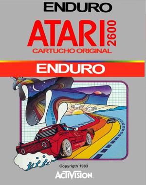 Enduro Atari-2600 front cover