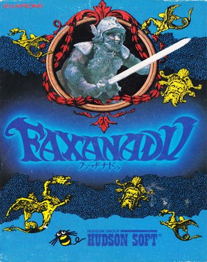 Faxanadu NES  front cover