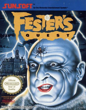 Fester’s Quest NES  front cover