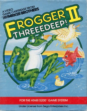 Frogger II: ThreeeDeep! DOS front cover