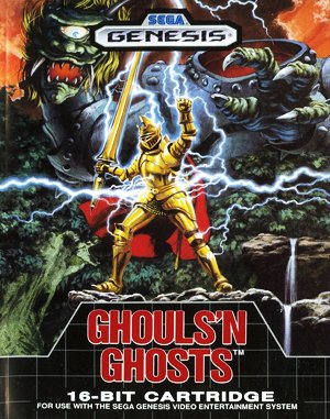 Ghouls ‘N Ghosts Sega Genesis front cover