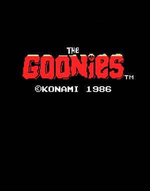 The Goonies DOS front cover