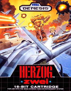 Herzog Zwei Sega Genesis front cover