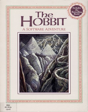 The Hobbit DOS front cover