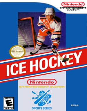 Ice Hockey NES  front cover