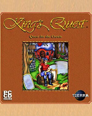 King’s Quest I: Quest for the Crown VGA DOS front cover