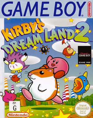 Kirby’s Dream Land 2 Game Boy front cover