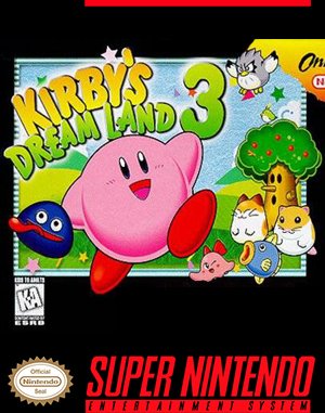 Kirby’s Dream Land 3 SNES front cover