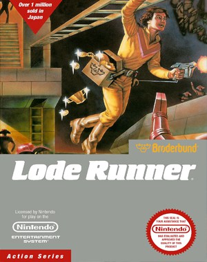 Lode Runner NES  front cover