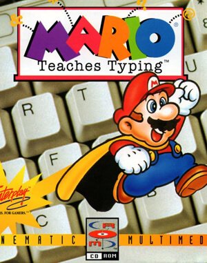 Mario Teaches Typing DOS front cover