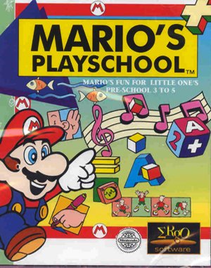 Mario’s Early Years: Preschool Fun DOS front cover
