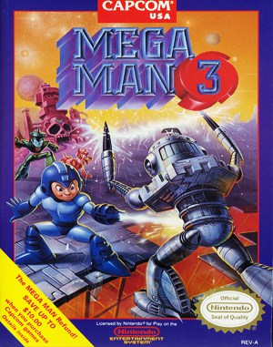 Mega Man 3 NES  front cover