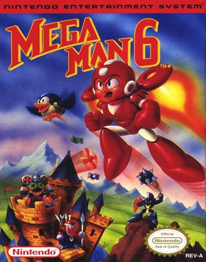 Mega Man 6 NES  front cover