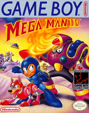 Mega Man IV Game Boy front cover