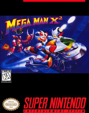 Mega Man X2 SNES front cover