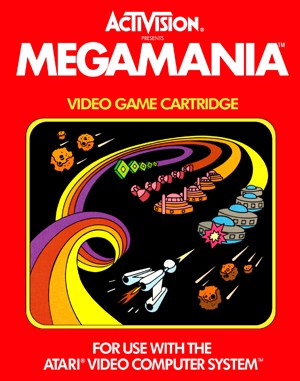 MegaMania Atari-2600 front cover