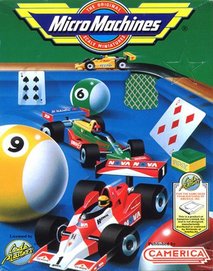 Micro Machines NES  front cover