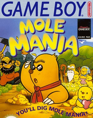 Mole Mania Game Boy front cover