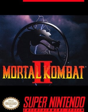 Mortal Kombat II SNES front cover