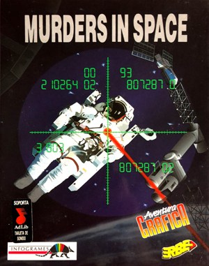 Murderers in space DOS front cover
