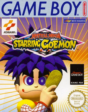 Mystical Ninja Starring Goemon Game Boy front cover