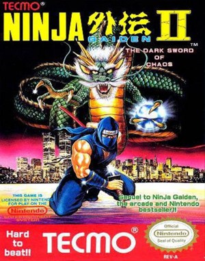 Ninja Gaiden II: The Dark Sword of Chaos NES  front cover