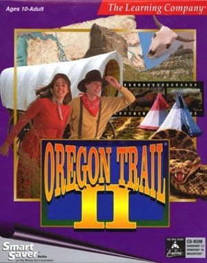Oregon Trail II DOS front cover
