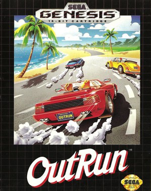 OutRun Sega Genesis front cover
