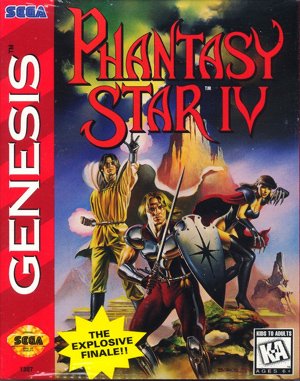 Phantasy Star IV Sega Genesis front cover