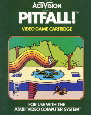 Pitfall! Atari-2600 front cover