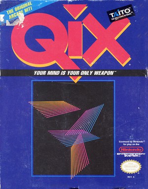 QIX NES  front cover