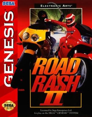 Road Rash 2 Sega Genesis front cover