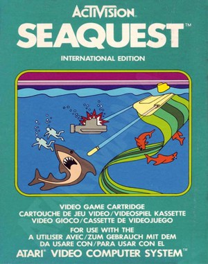 Seaquest Atari-2600 front cover