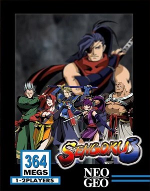 Sengoku 3 Neo Geo front cover