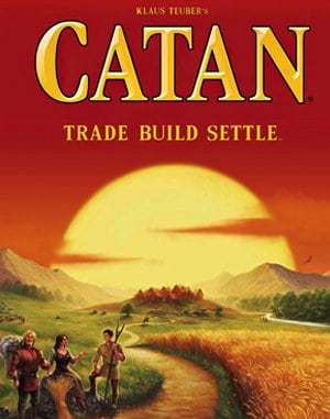 Settlers of Catan DOS front cover