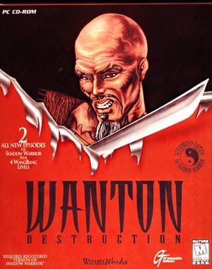 Shadow Warrior: Wanton Destruction DOS front cover